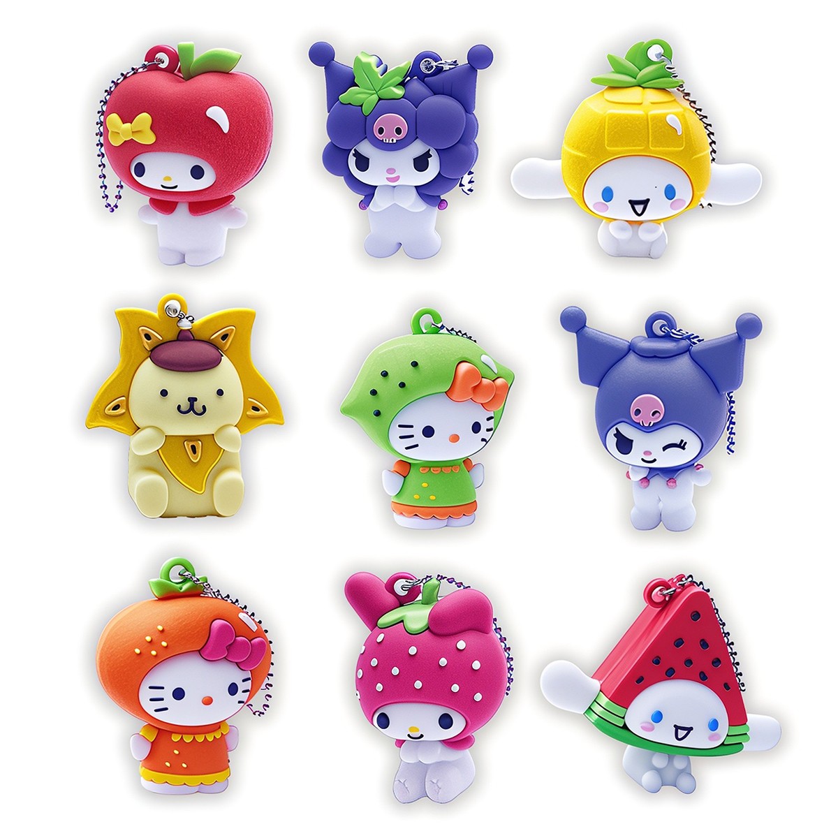 Cool Things Hello Kitty Charms Surprise Figure Display - Tutti-Frutti (24 pcs) Cool Things Hello Kitty Charms Surprise Figure Display - Tutti-Frutti (24 pcs)