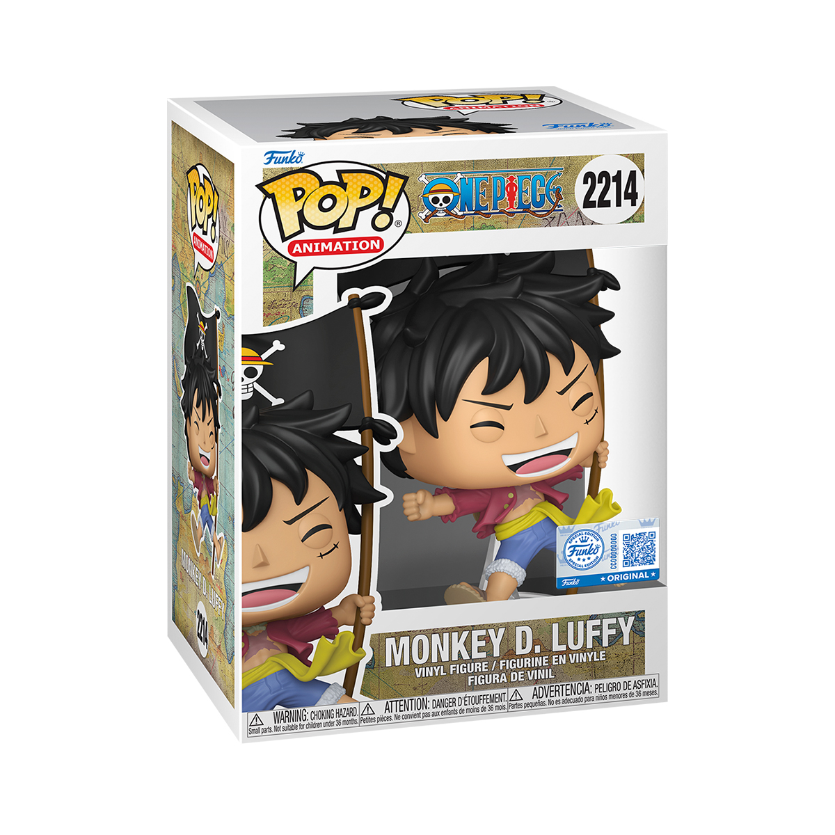 Игровая фигурка Funko POP! Snatch - Luffy with a Flag