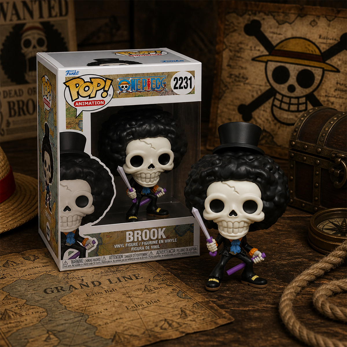 Игровая фигурка Funko POP! Snatch S1 Series - Brook Игровая фигурка Funko POP! Snatch S1 Series - Brook