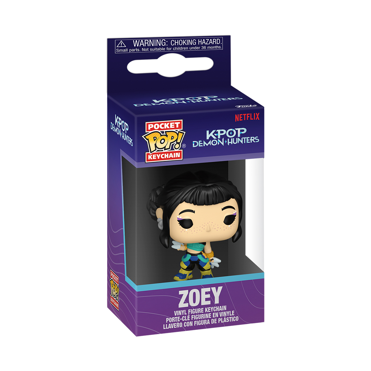 Игровая фигурка на клипсе Funko POP! Demon Hunters - Zoe