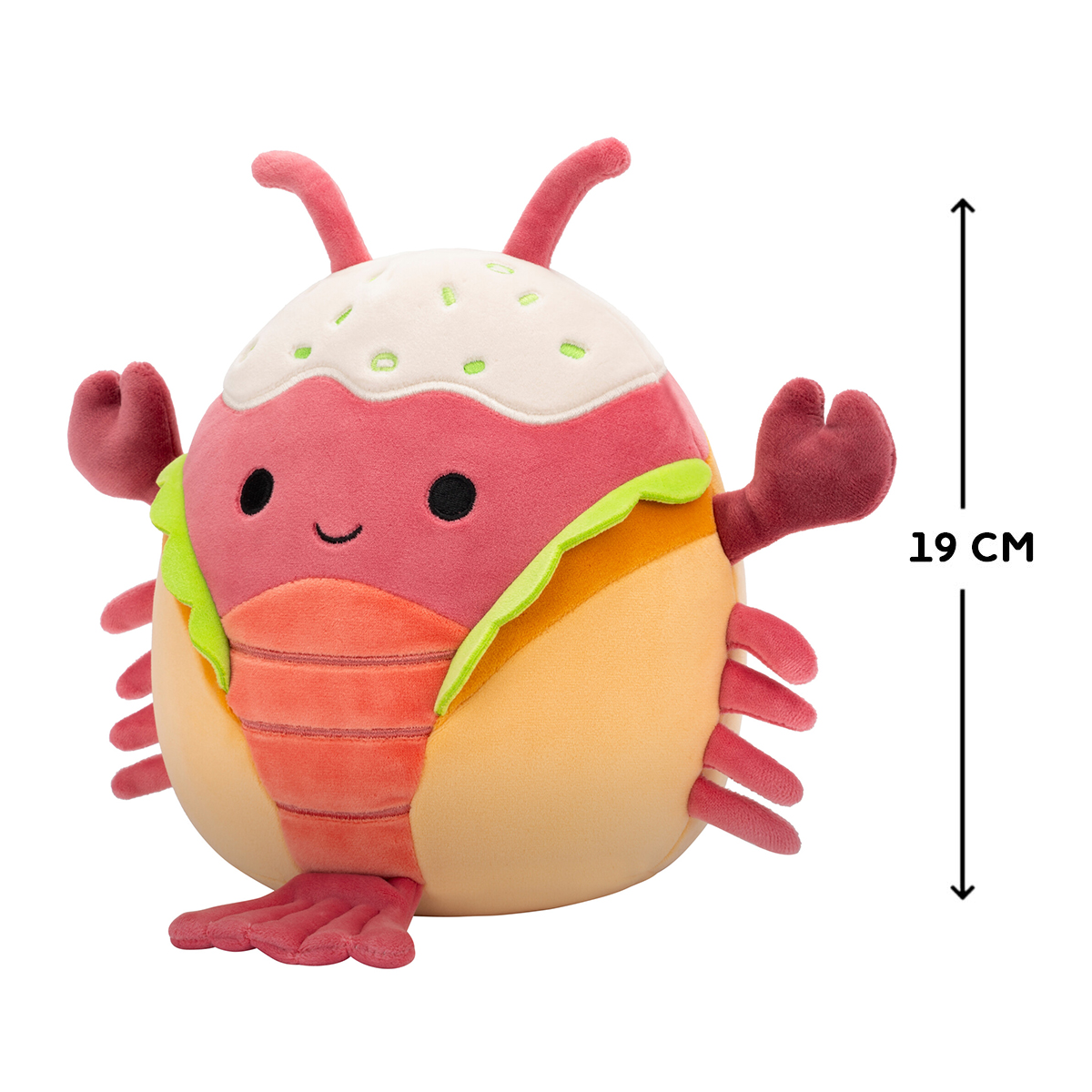 Squishmallows Stuffed Toy – Lorono Lobster (19 cm)
