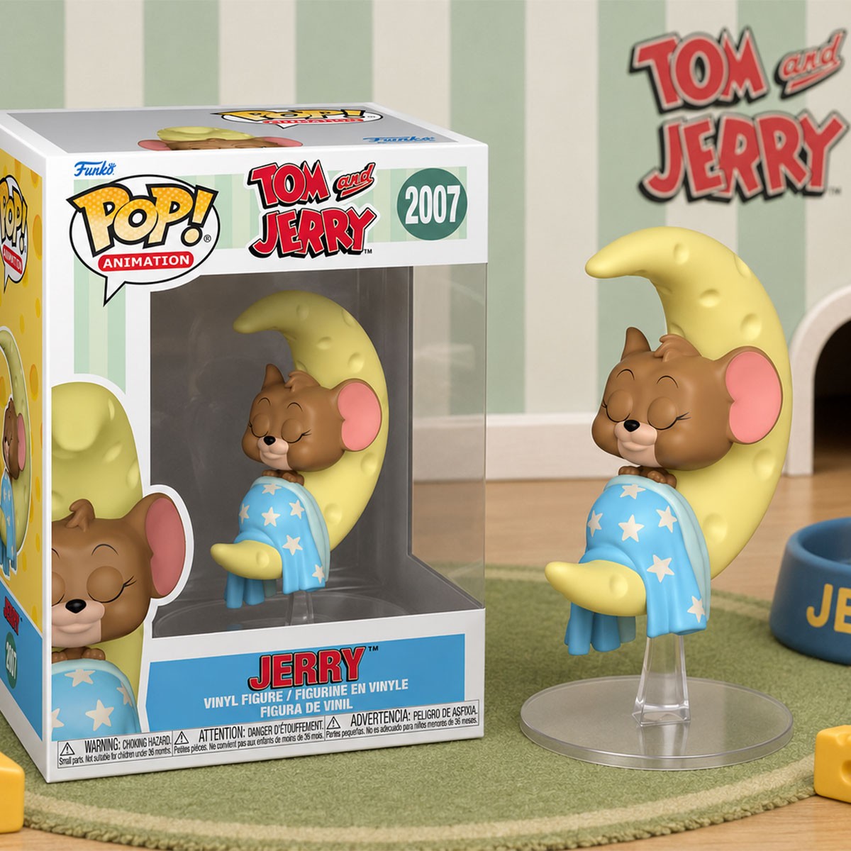 Игровая фигурка Funko POP! серии Том и Джерри S4 - Джерри на сырной луне Игровая фигурка Funko POP! серии Том и Джерри S4 - Джерри на сырной луне