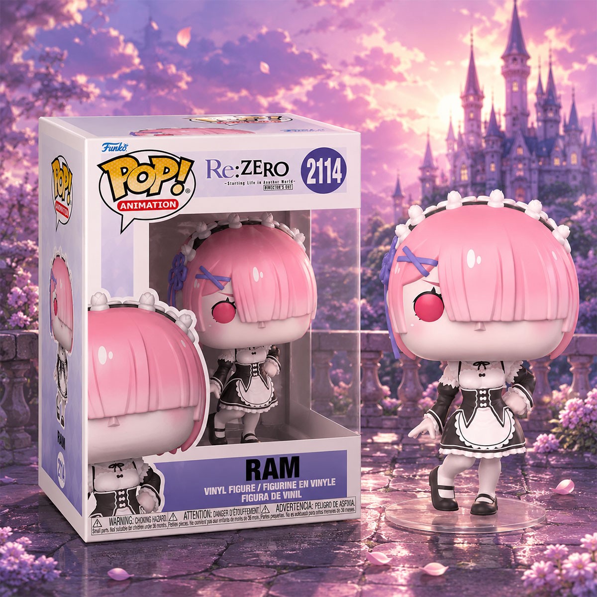 Игровая фигурка Funko POP! серии Re:ZERO - Рам Игровая фигурка Funko POP! серии Re:ZERO - Рам