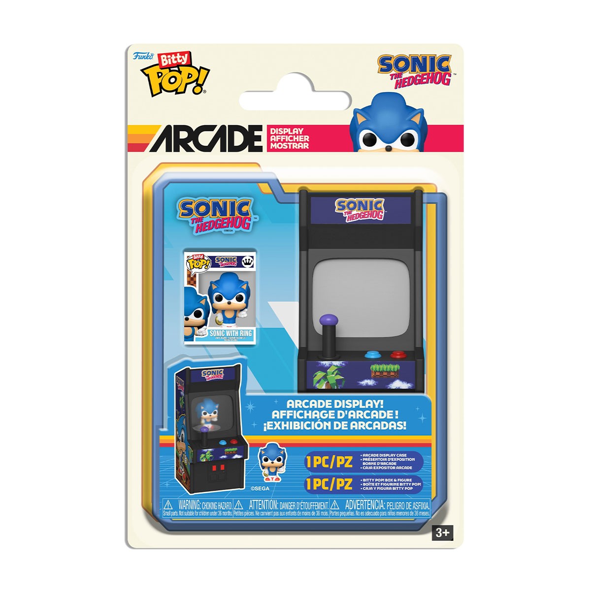 Bitty POP! Arcade Sonic the Hedgehog Playset - Sonic the Hedgehog