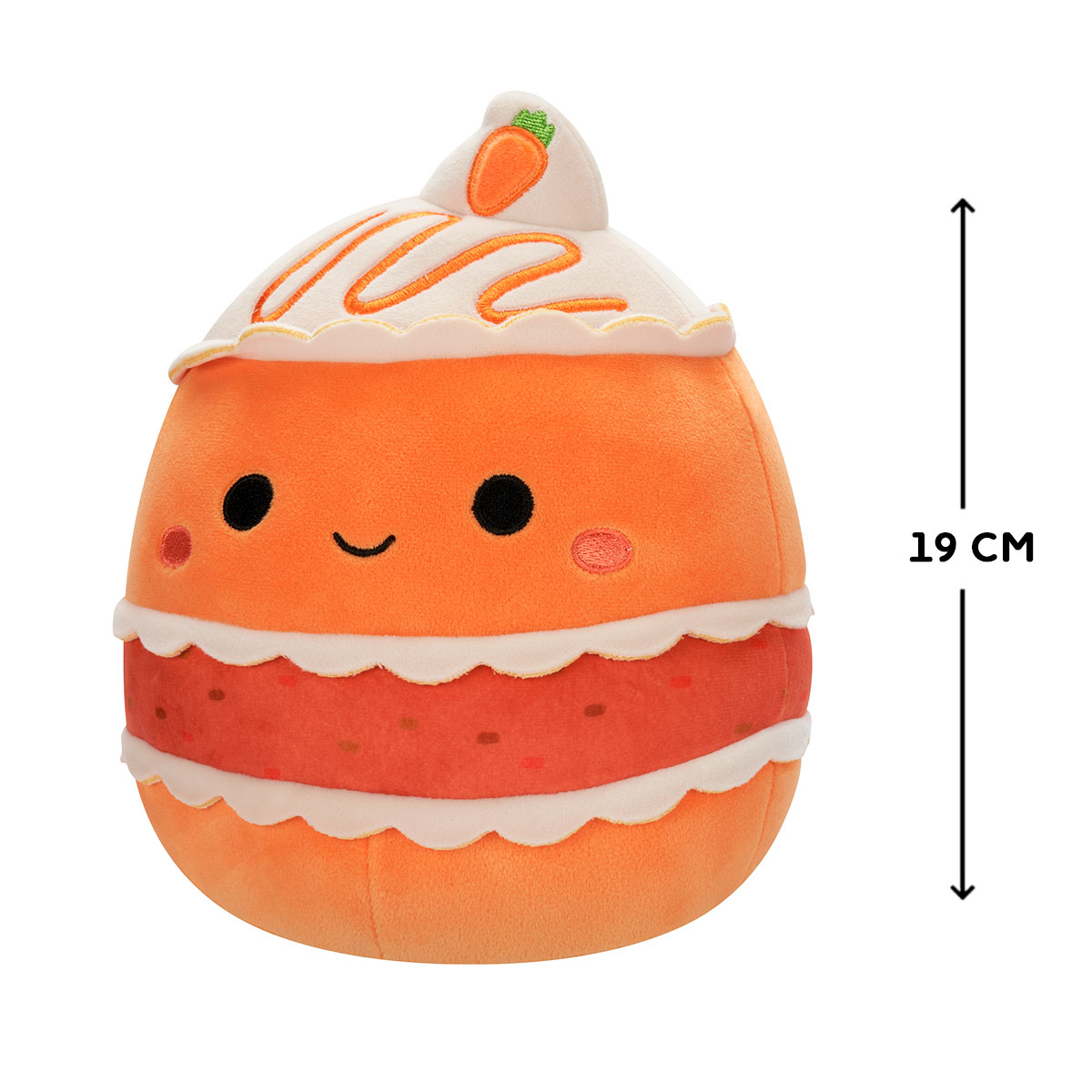 Мягкая игрушка Squishmallows - Морковный тортик (19 cm) Мягкая игрушка Squishmallows - Морковный тортик (19 cm)