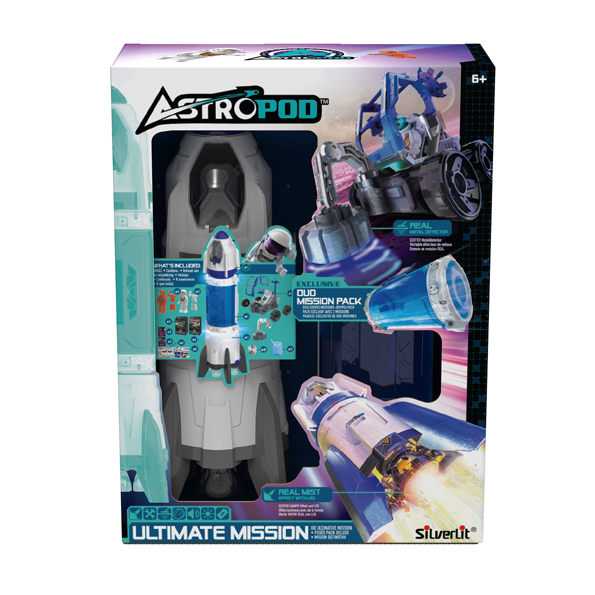 Play set with figurine - The main mission "Launch Rocket"