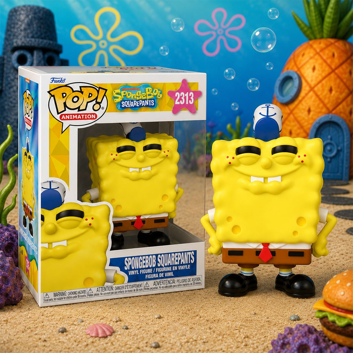 Funko POP! SpongeBob SquarePants Action Figure - SpongeBob (Smiling) Funko POP! SpongeBob SquarePants Action Figure - SpongeBob (Smiling)