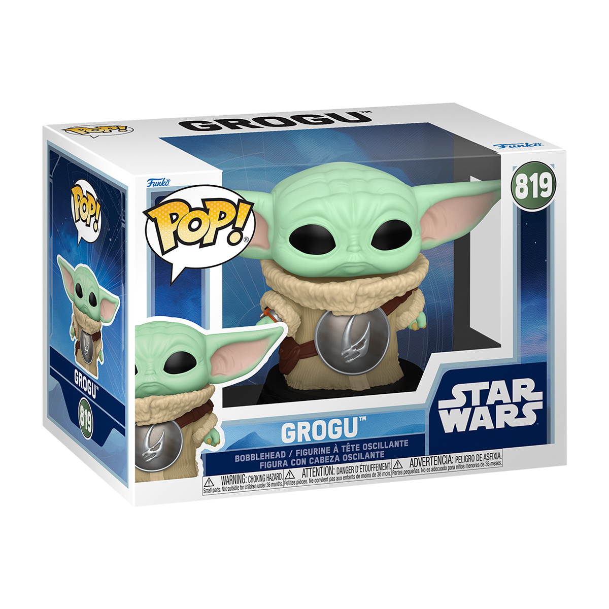 Игровая фигурка Funko POP! The Mandalorian - Grogu with Mudhorn Armor