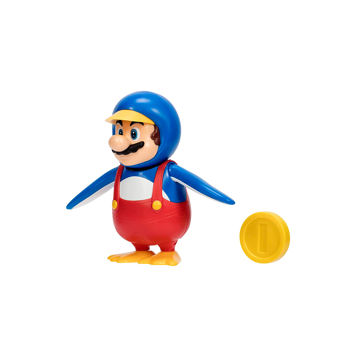 SUPER MARIO Articulated Action Figure - Mario the Penguin, 10 cm
