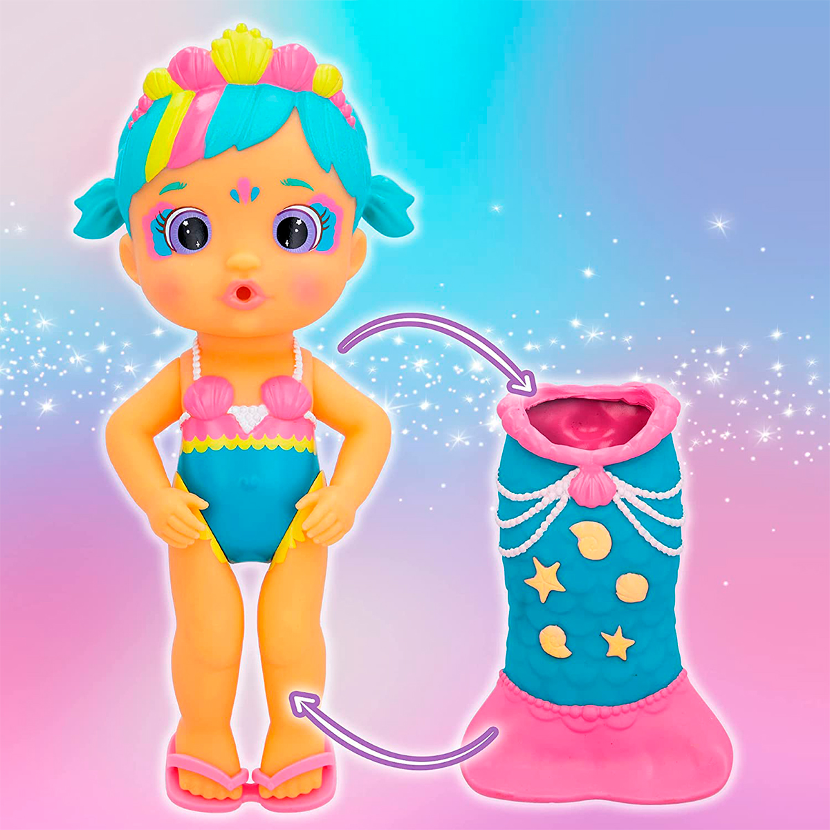 Bloopies "Magic Tail" Series Doll with Accessories – Lovely Mermaid