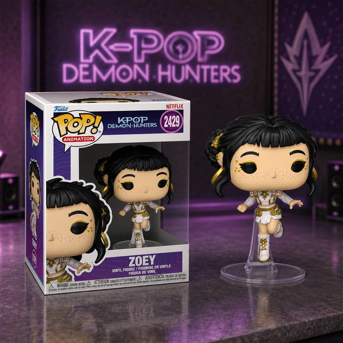 Funko POP! Figure from the K-Pop Demon Hunters Season 2 Series - Zoe Funko POP! Figure from the K-Pop Demon Hunters Season 2 Series - Zoe