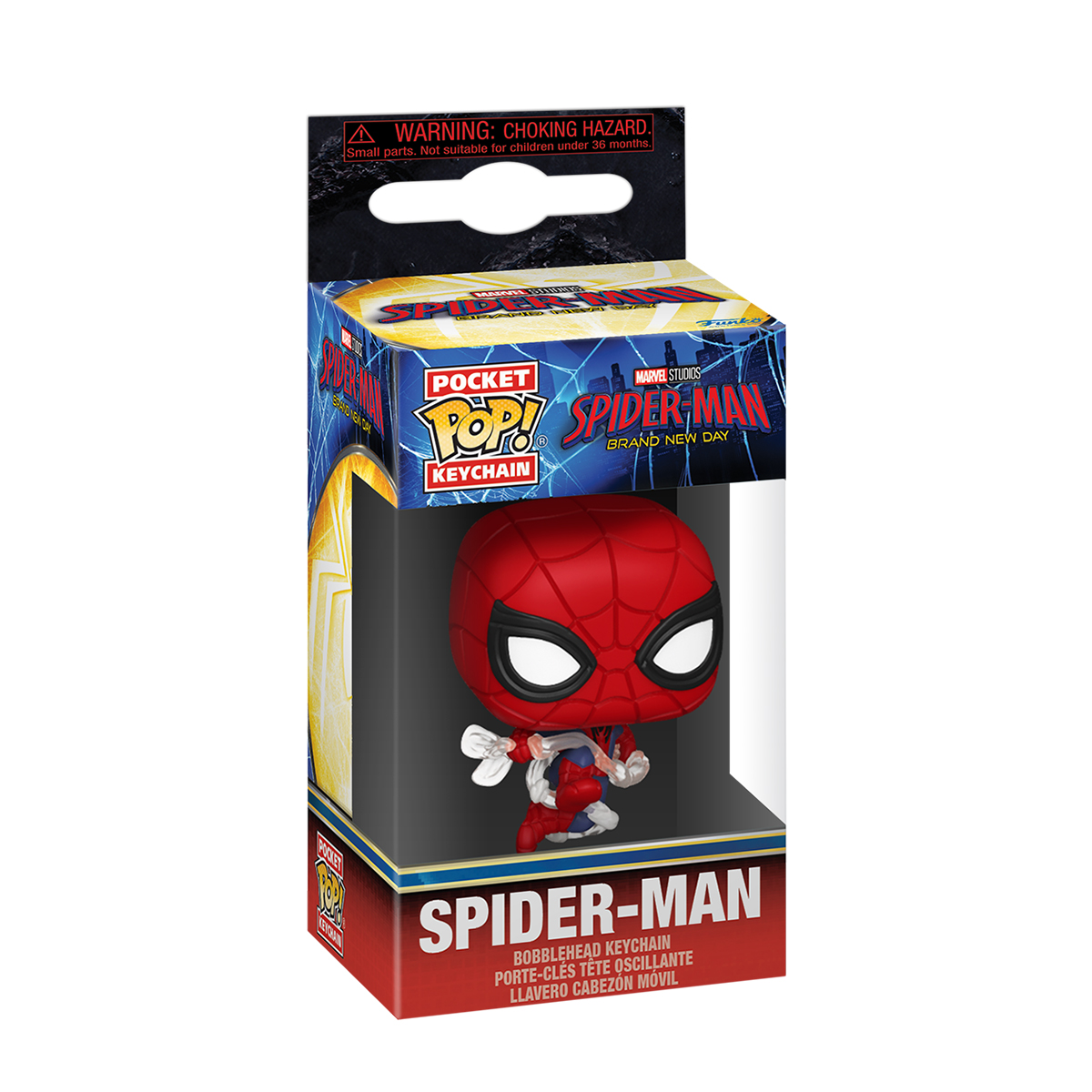 Funko POP! Clip-On Figure from the Spider-Man: A New Day series—Spider-Man