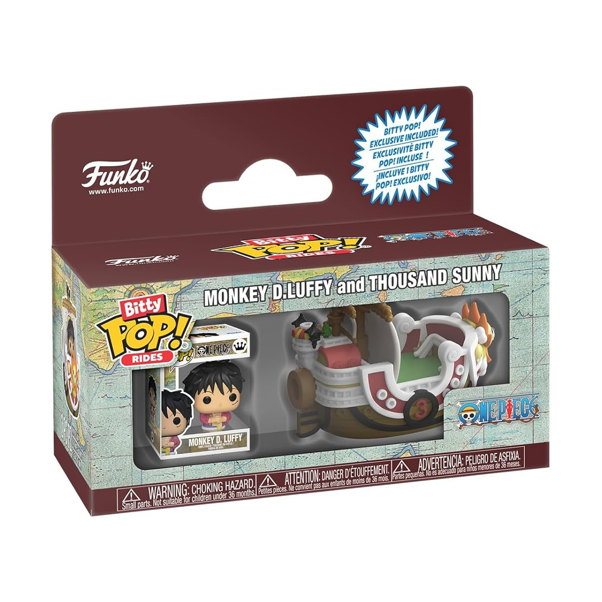 Bitty POP! Ride "Big Score" Series Figure Set — Thousand Sunny and Luffy