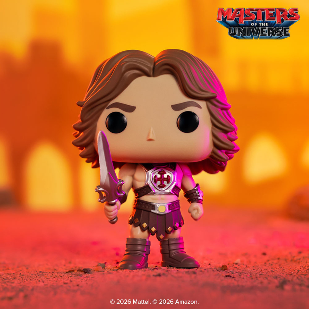 Игровая фигурка Funko POP! серии Властелины Вселенной - Хи-Мен (2026) Игровая фигурка Funko POP! серии Властелины Вселенной - Хи-Мен (2026)