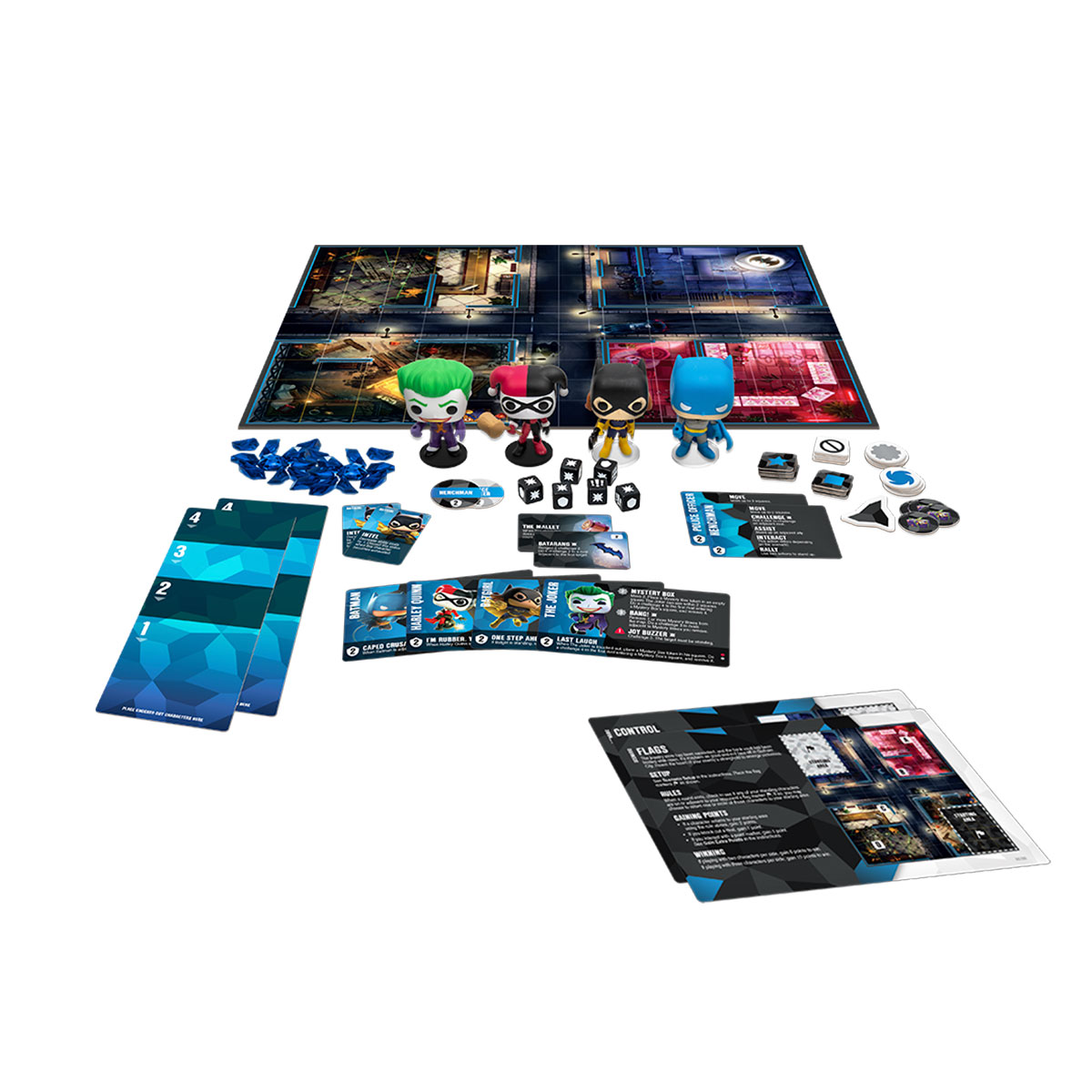 Pop! Funkoverse, a DC Comics-themed board game