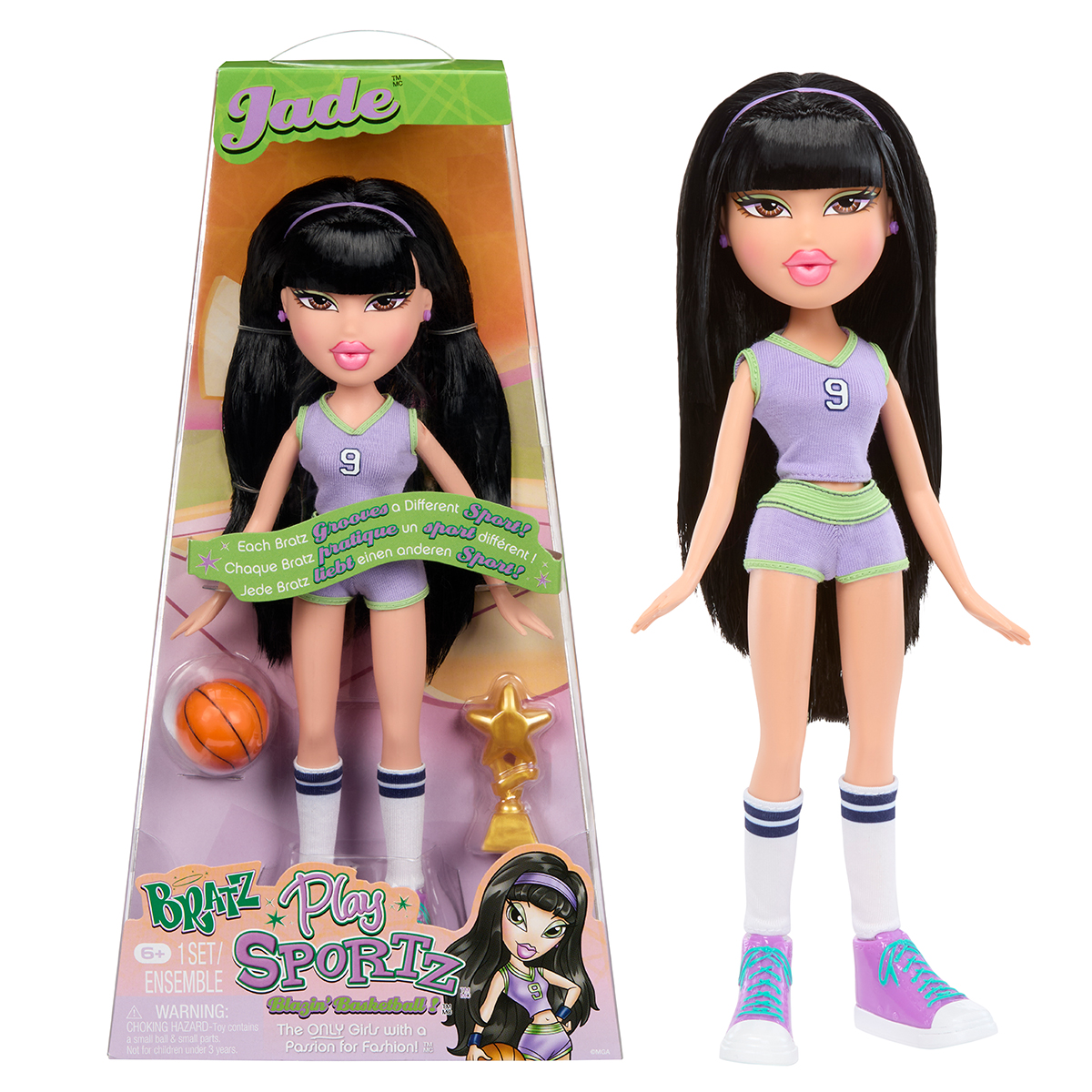 Ігровий набір Bratz серії Play Sportz – Баскетболістка Джейд