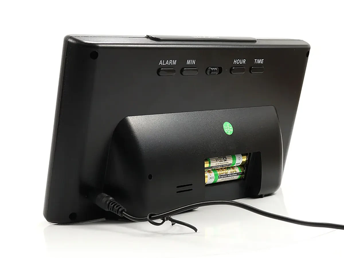Electronic desk clock green VST-732Y