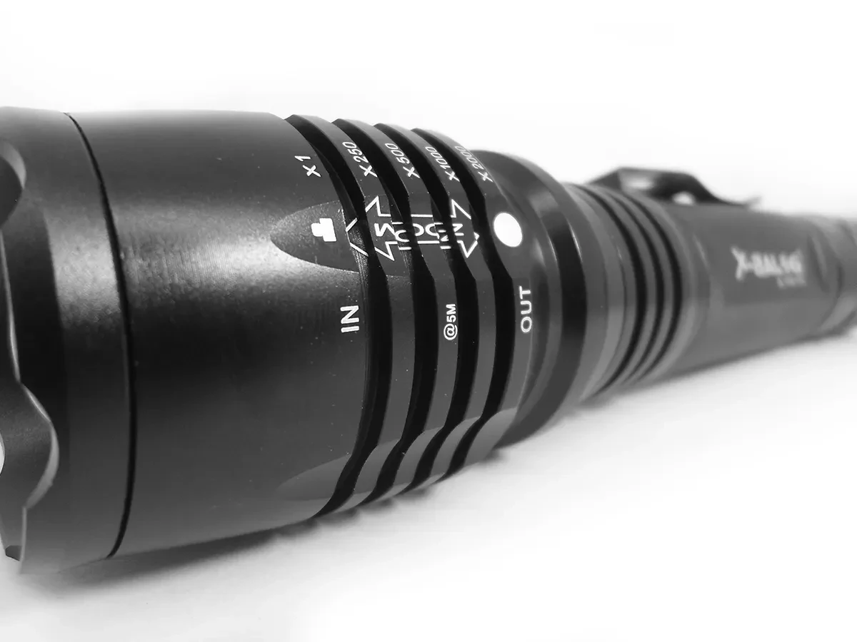 Police flashlight Bailong 2x18650 BL-P08-P50