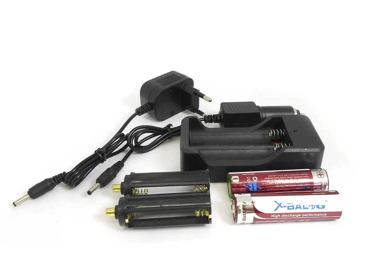 Police flashlight Bailong 2x18650 BL-P08-P50
