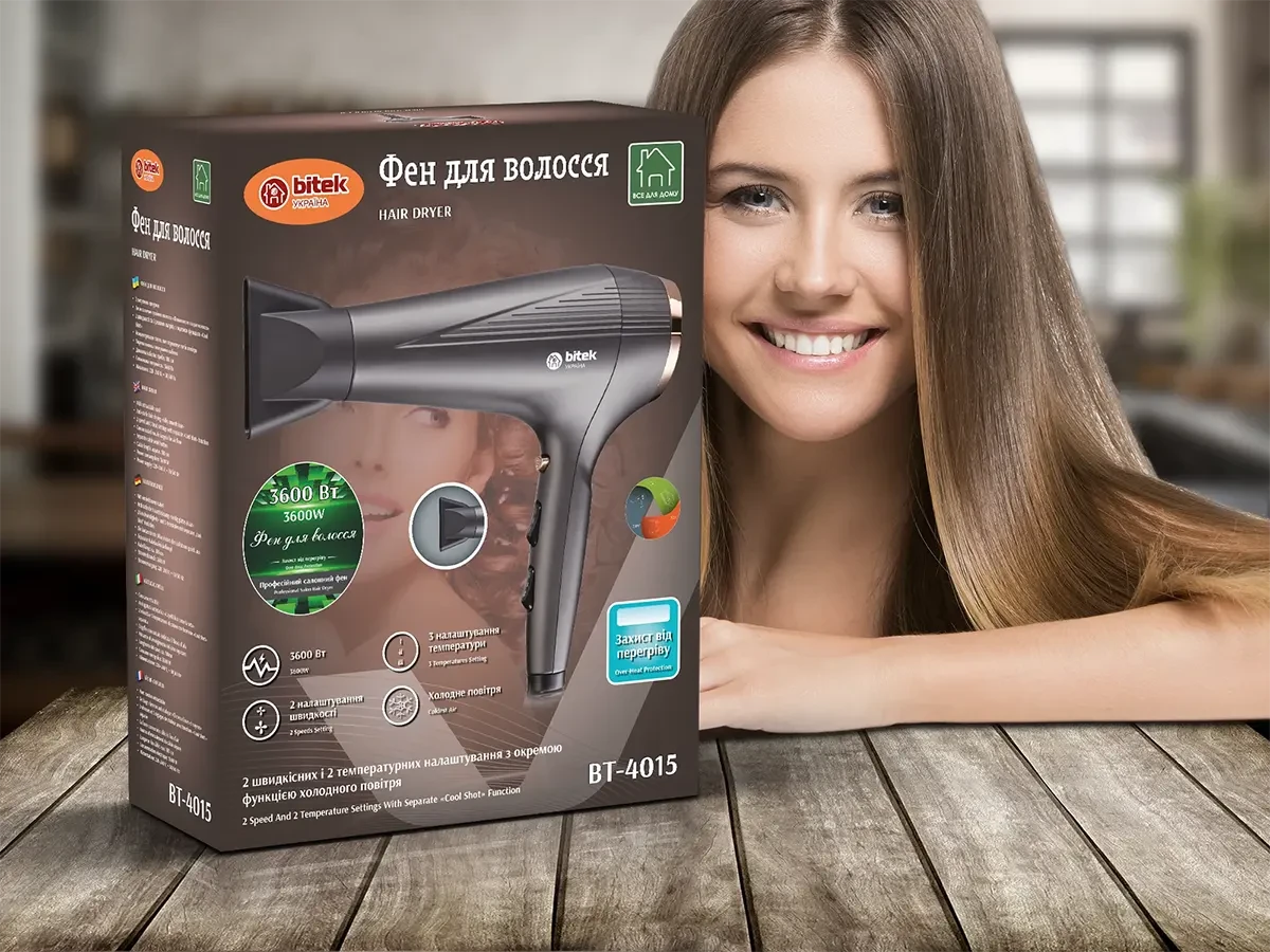 Hair dryer 3600W BITEK BT-4015
