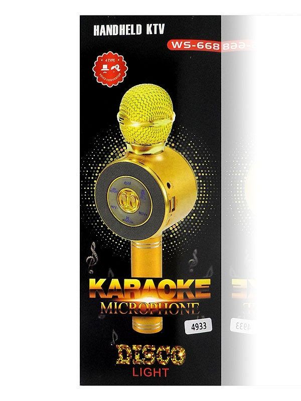 Karaoke microphone with backlight (colors) WS668 9574