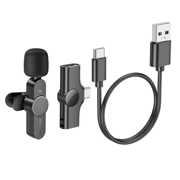Микрофон беспроводной цифровой IP Borofone Trophy Lavalier BFK12 6348