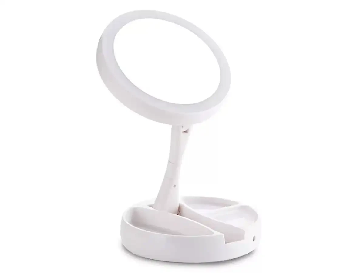 Cosmetic table mirror with LED lighting 00031 9701
