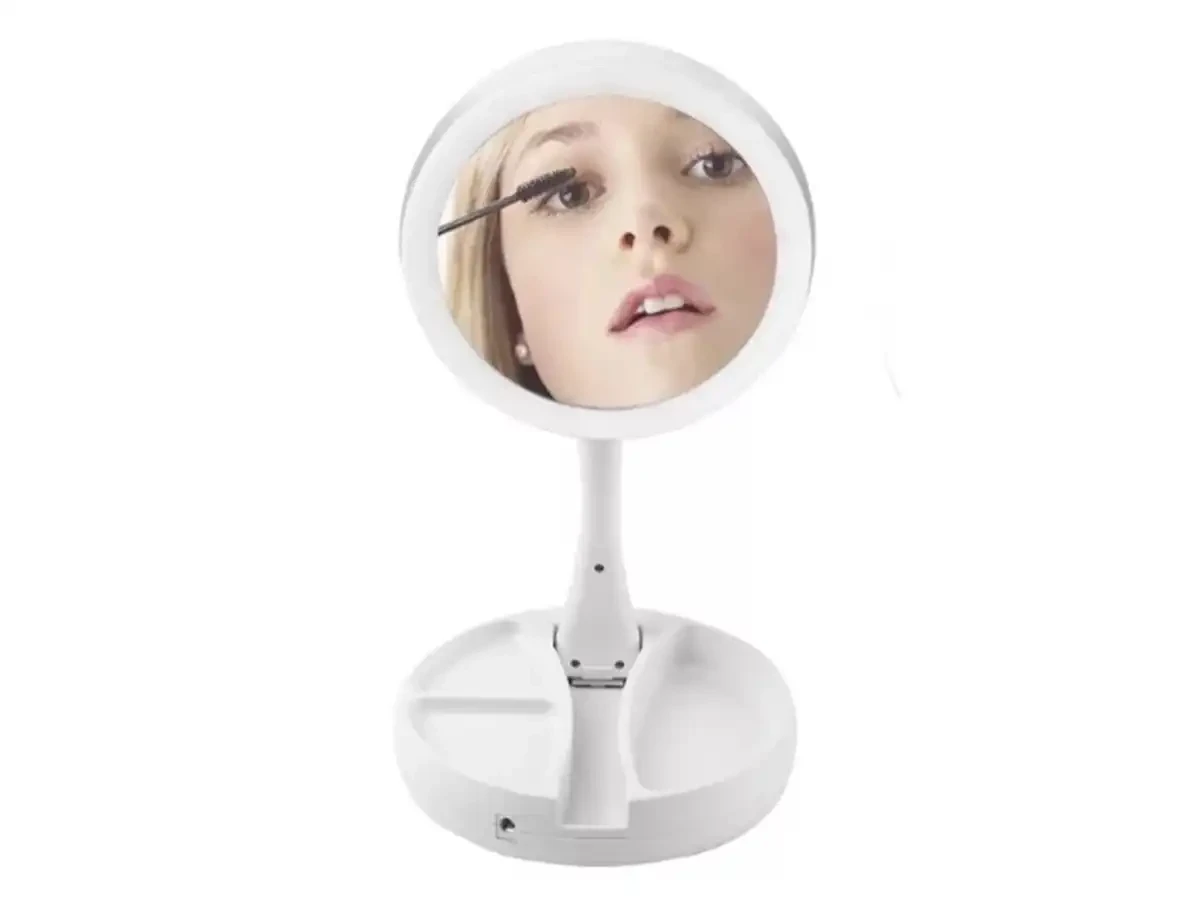 Cosmetic table mirror with LED lighting 00031 9701
