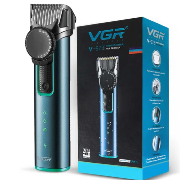 Бездротова машинка для стрижки волосся VGR V-973