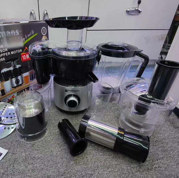 Multifunctional food processor Hoffmans HM-1266 stationary blender and coffee grinder 1200 W 10 functions