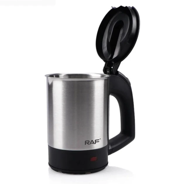 Electric travel kettle portable with 2 cups RAF R.7887 0.5 liters stainless steel 1000 W