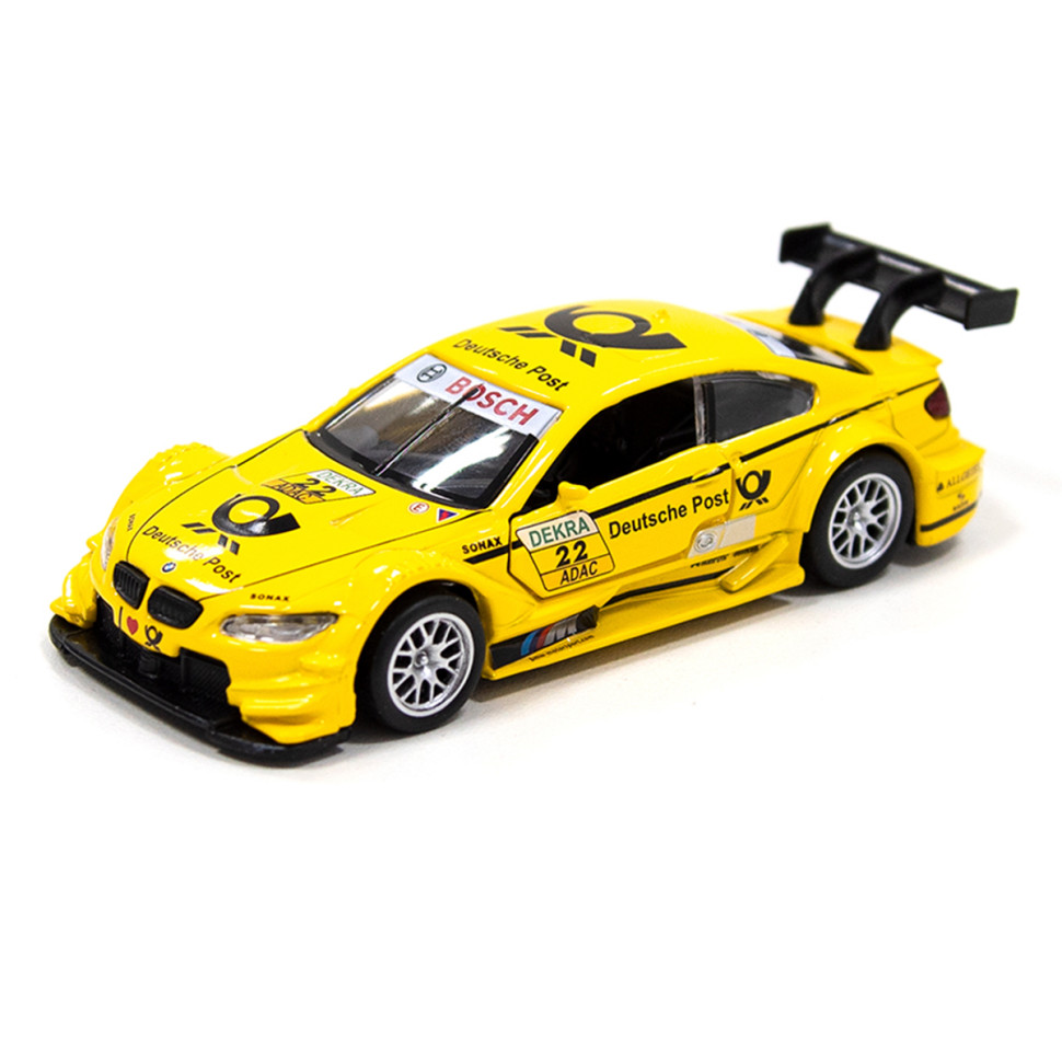 Children's remote-controlled car BMW M3 DTM TechnoDrive 250257 yellow