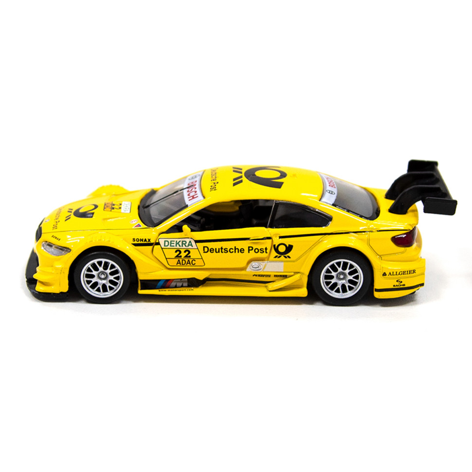 Children's remote-controlled car BMW M3 DTM TechnoDrive 250257 yellow