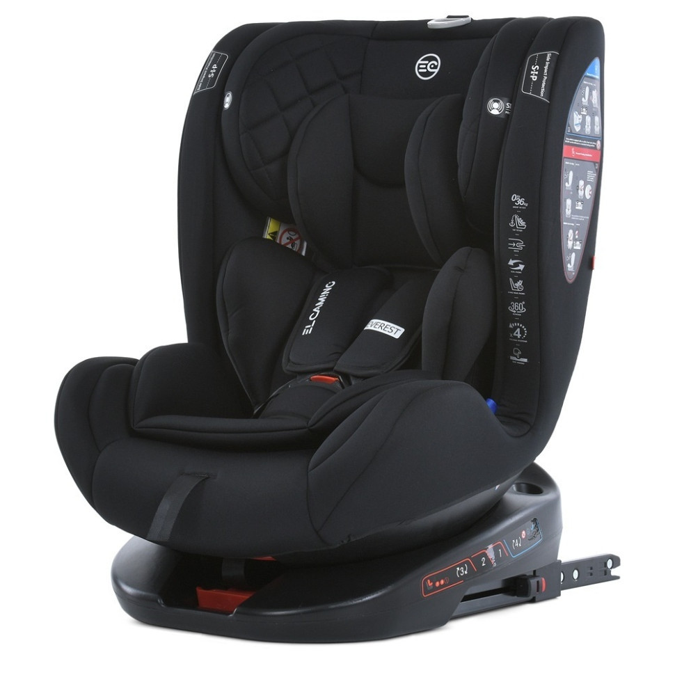 Дитяче автокрісло ME 1114 EVEREST ME 1114 Чорне, Чорне