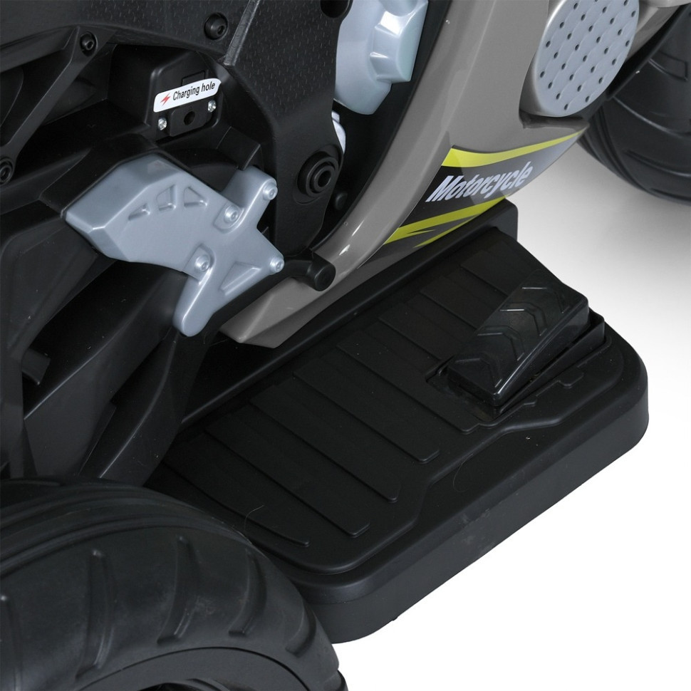 M 5806EL-11 Kids' Motorcycle, 3 Wheels, Music and Lights, Gray M 5806EL-11 Kids' Motorcycle, 3 Wheels, Music and Lights, Gray