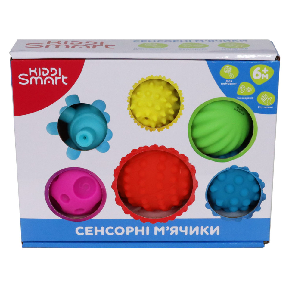 Дитяча іграшка для ванни "Сенсорні м'ячики" KIDDI SMART 4434-KS