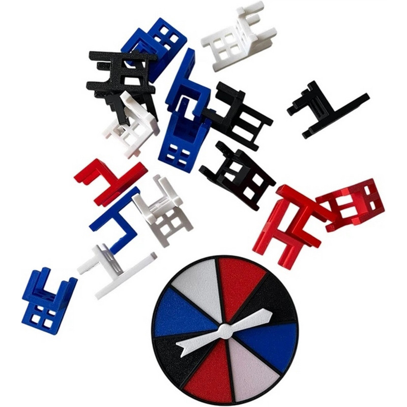 Interactive board game "Balance Chairs" balancing-1