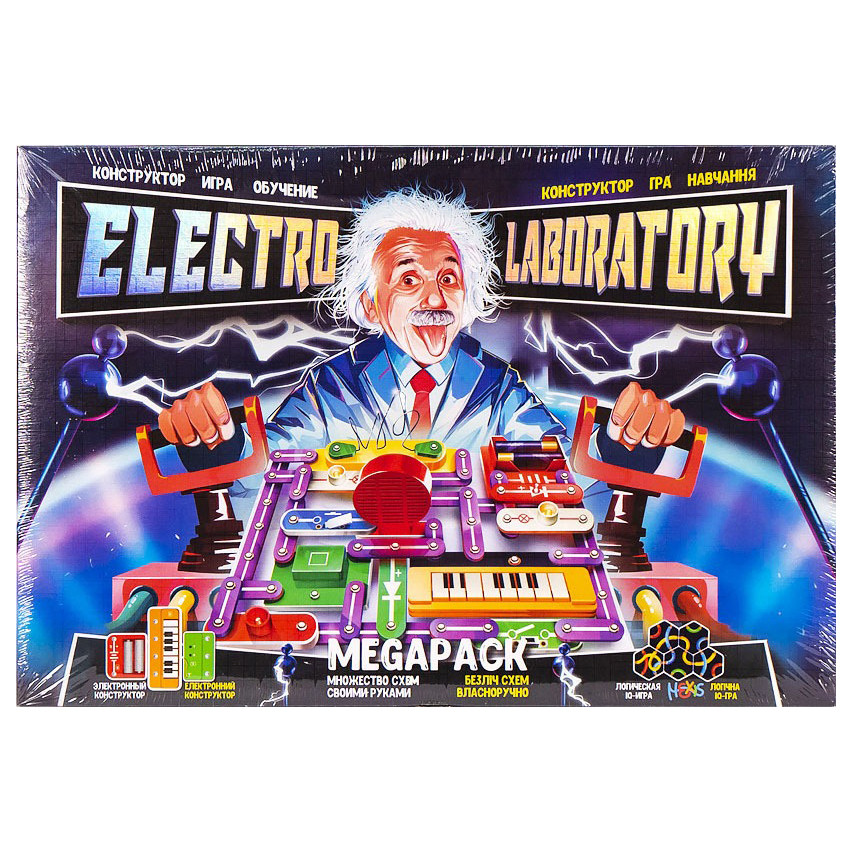 Electronic constructor "Electro Laboratory. Megapack" Danko Toys ELab-01-04