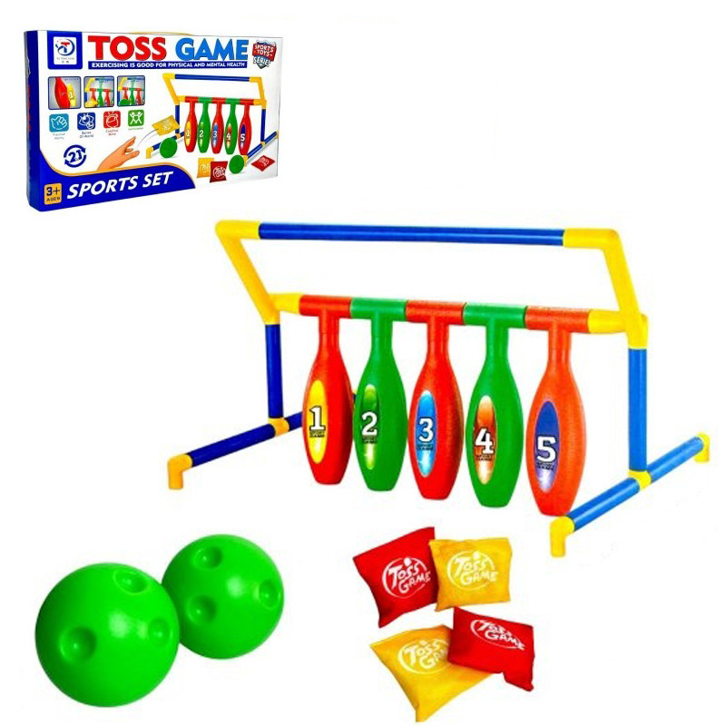 Children's play set "Bowling" YT3213-65, 5 pins, 2 balls