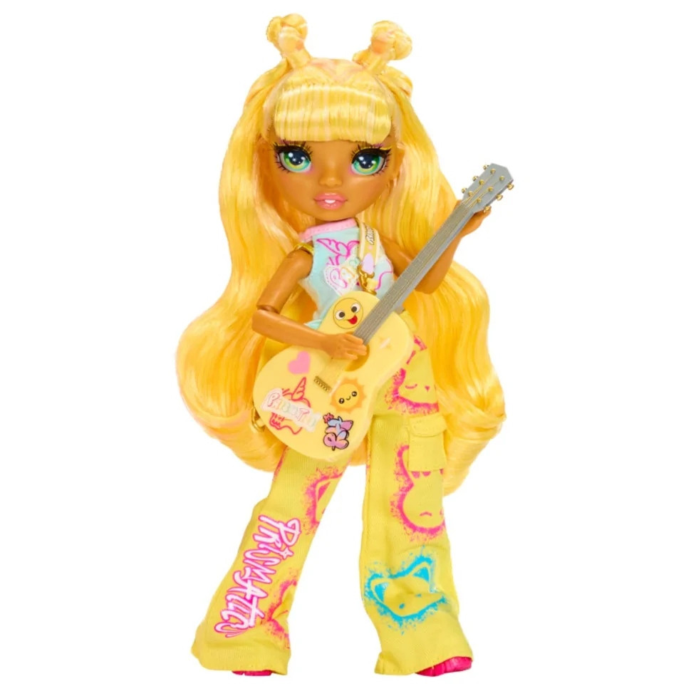 Rainbow High "Sunny" Doll 565628 from the "Junior High Rockband" series with accessories