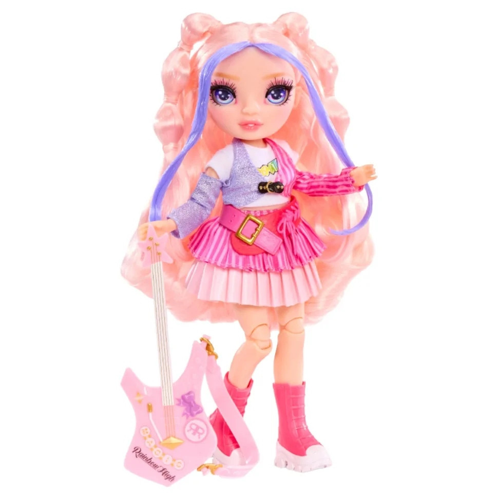 Rainbow High "Bella" Doll 565659 from the "Junior High Rockband" series with accessories