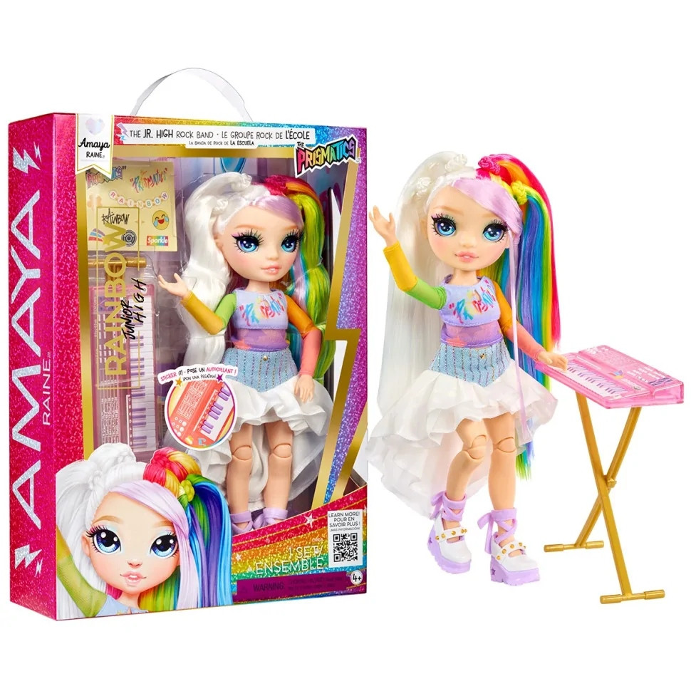 Amaya Rainbow High 565772 Junior High Rockband Doll with Accessories