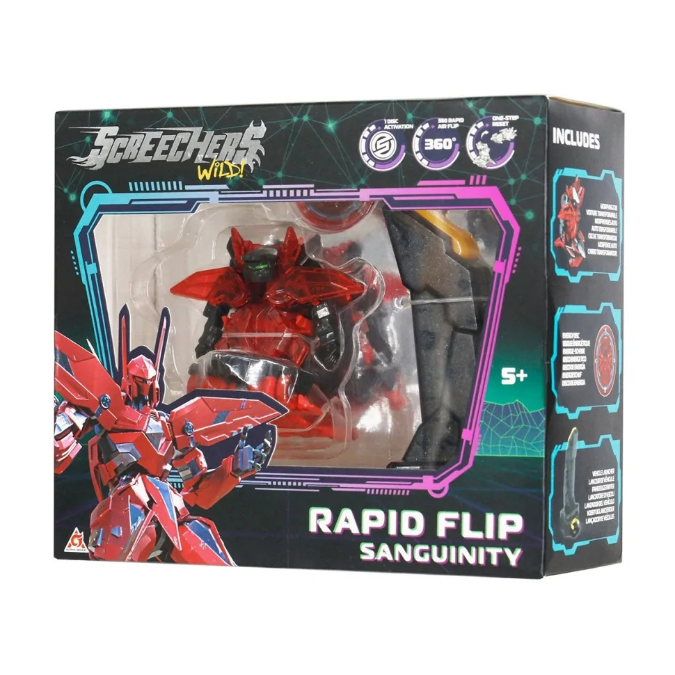 Screechers Wild! Sengwinity Playset KS686101B, launcher, transformer car