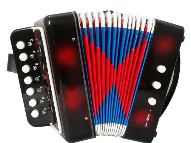 Toy Accordion 6429 4 Types Black