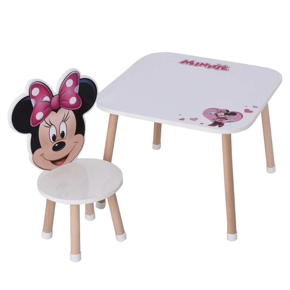Wooden children's table M 502-8-2 with chair