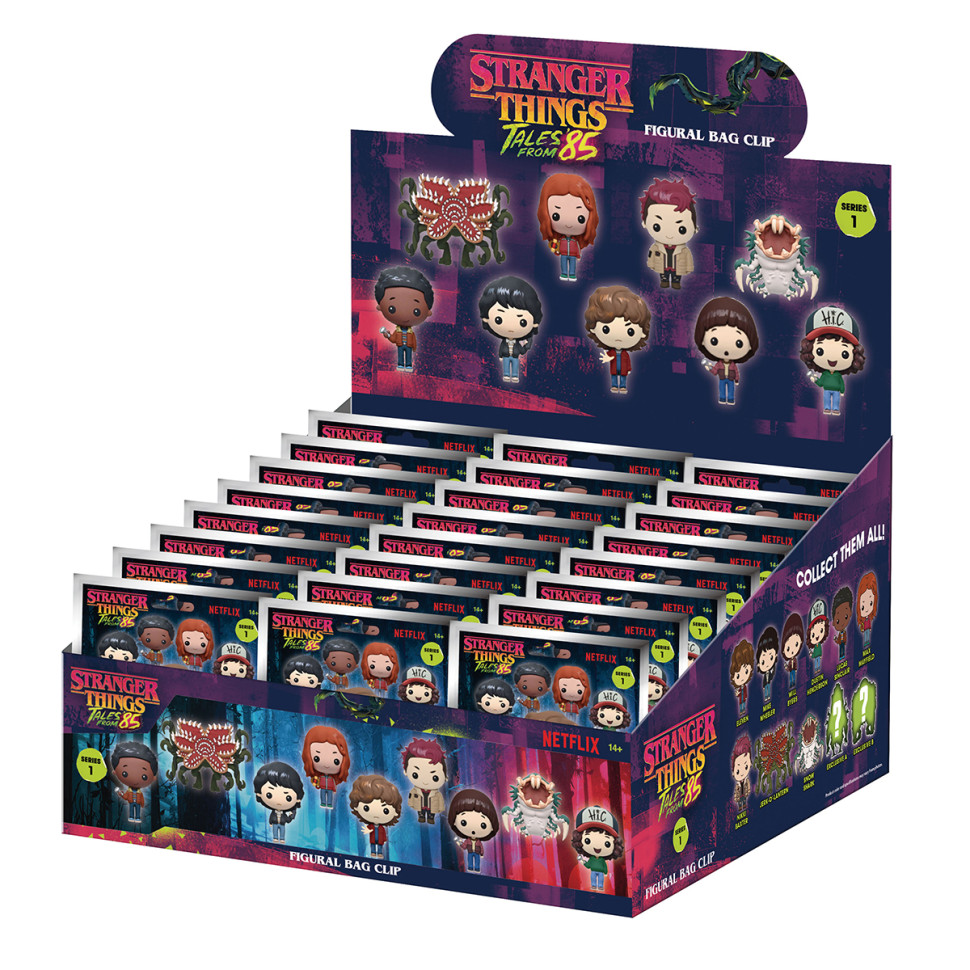 Monogram 32765 Clip-On Action Figure from the "Stranger Things: Tales from the '85" Series, Season 1