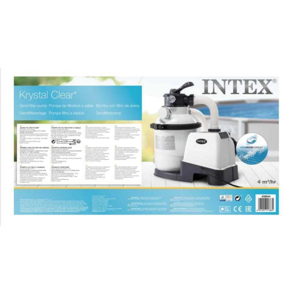 Пісковий фільтр-насос Intex 26644, 4500 л/год