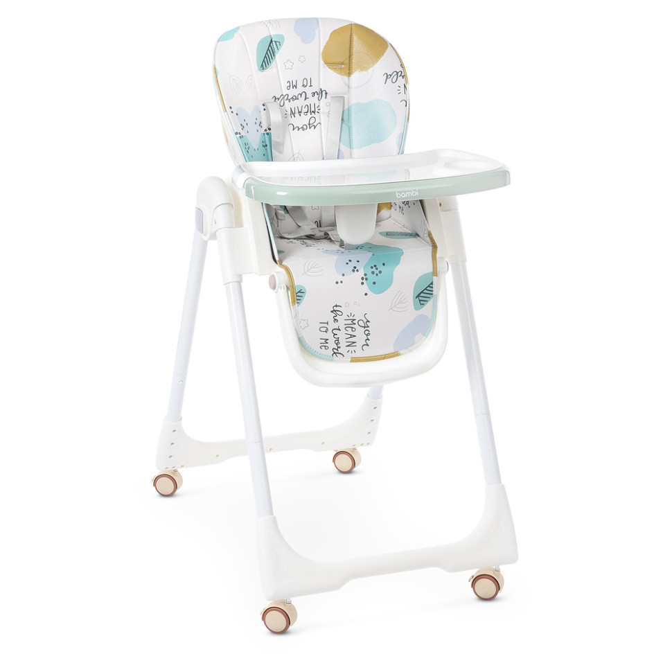 Children's feeding chair M 5673-12 on wheels
