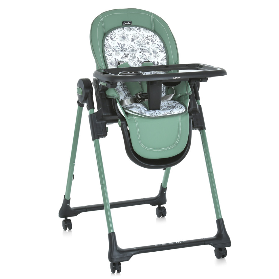 Feeding Chair ME 1037-B CRYSTAL Green up to 15 kg