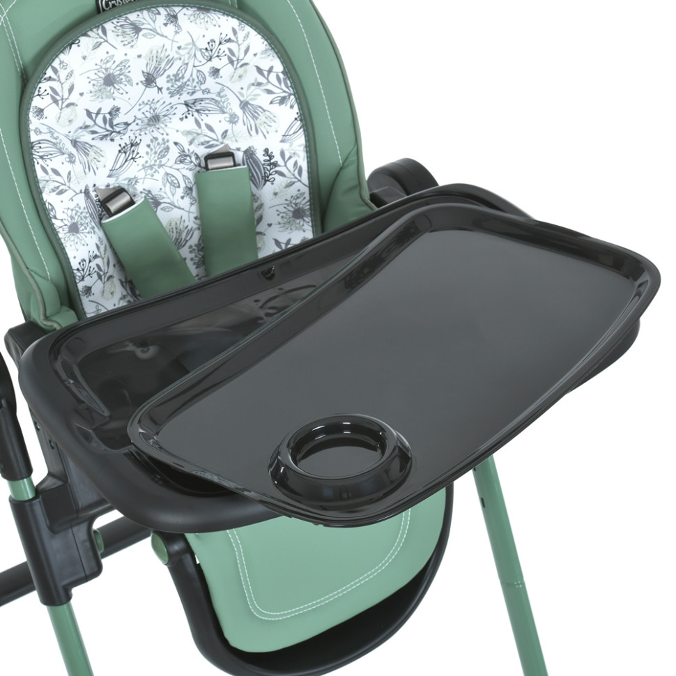 Feeding Chair ME 1037-B CRYSTAL Green up to 15 kg